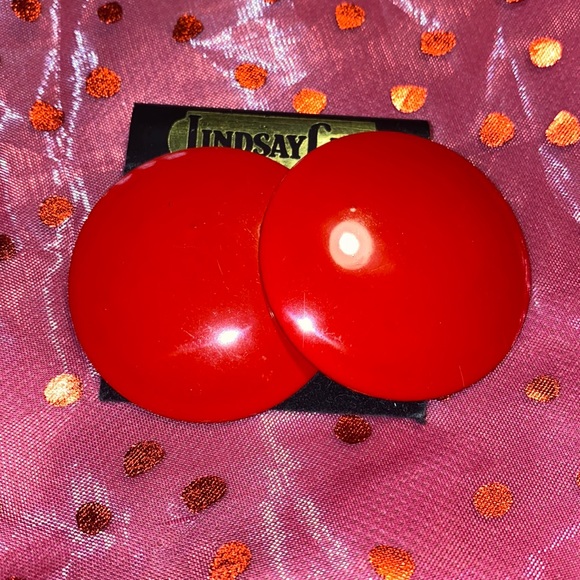 LINDSAY CRAY vintage earrings - Picture 1 of 4